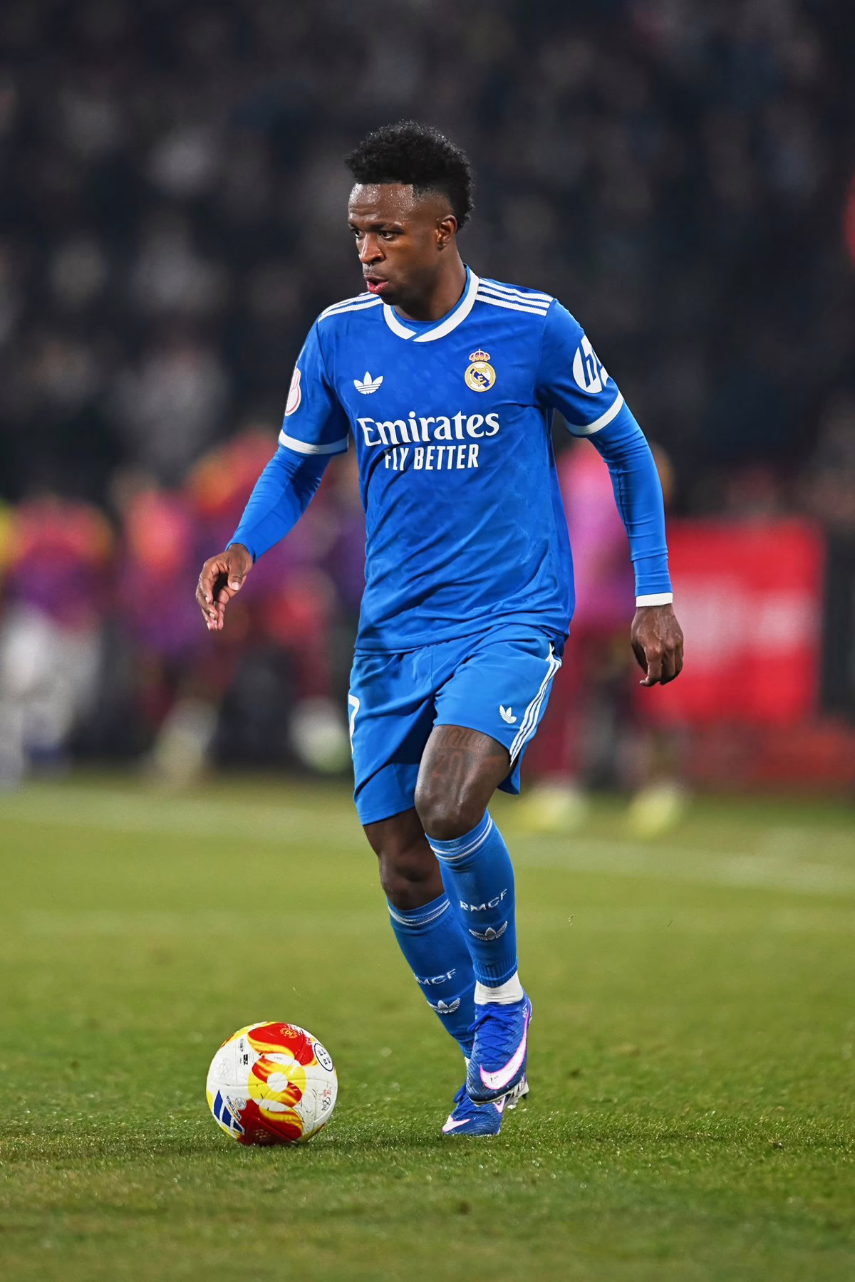 Identificado el sujeto que lanzó una cáscara de plátano a Vinícius en el partido de Copa del Rey entre Albacete y Real Madrid.