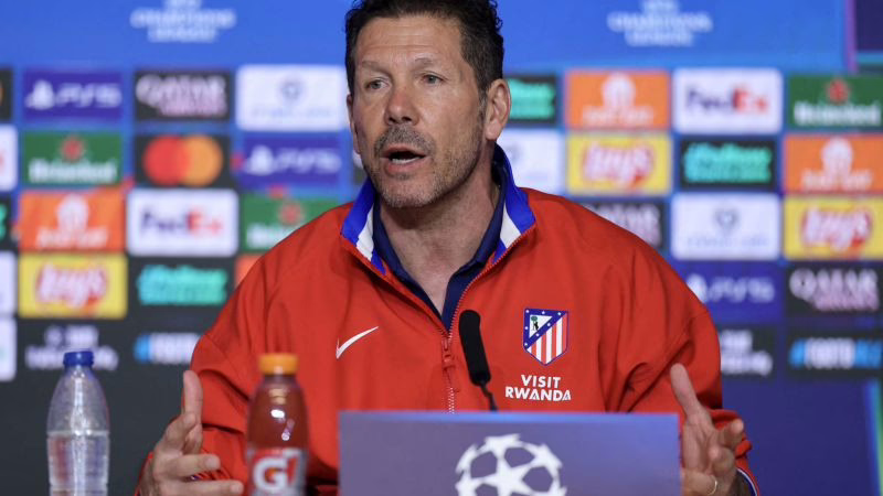 Diego Simeone: Es fundamental contar con el apoyo de nuestra afición, que estén al lado del equipo.