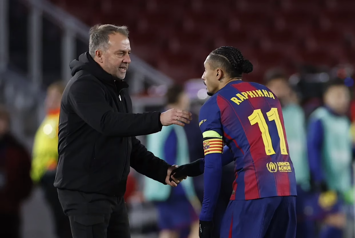 Las incertidumbres de Flick de cara al encuentro con el Atlético de Madrid.