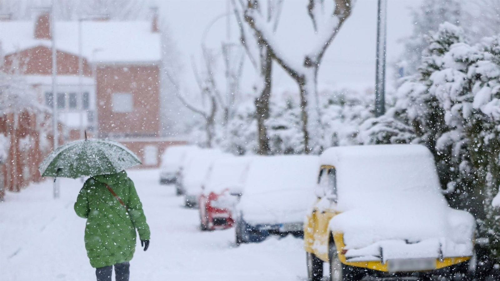Aemet extiende el aviso amarillo en Madrid por nieve y viento: pronóstico y sugerencias.