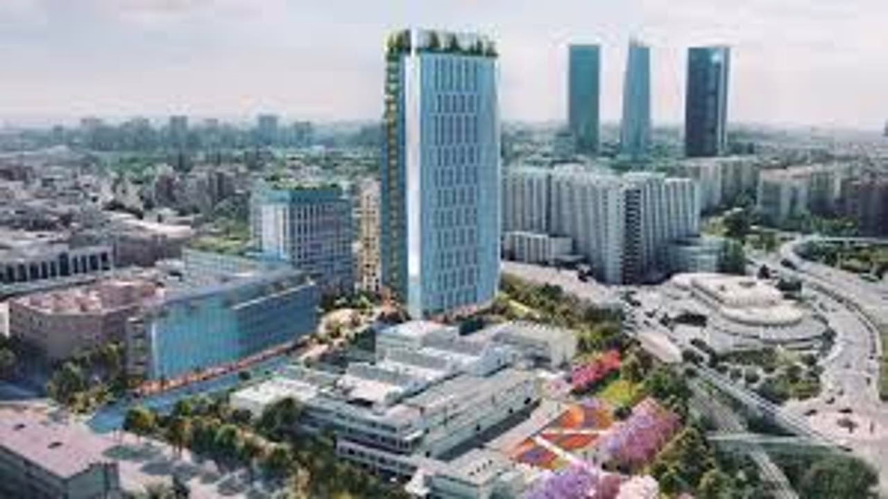 Así será el nuevo rascacielos que llegará a Madrid este año.