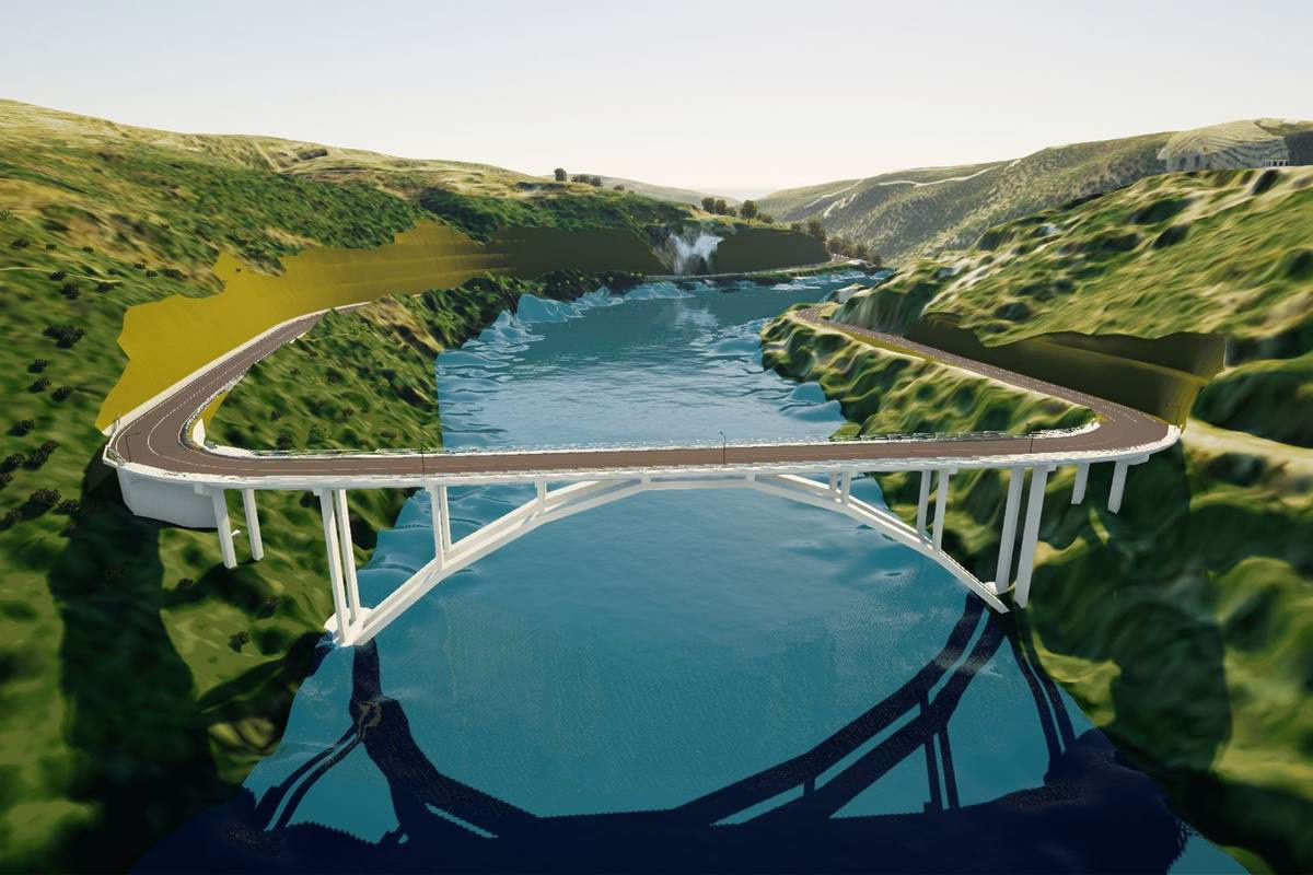 El nuevo puente de 24 millones que acorta la distancia en aproximadamente 100 km.