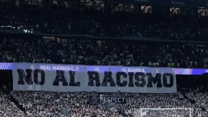 Tras el caso Vinicius-Prestianni, la UEFA alerta al Madrid por racismo en el Bernabéu: la sanción que podría caer Tras el caso Vinicius-Prestianni, la UEFA alerta al Madrid por racismo en el Bernabéu: la sanción que podría caer