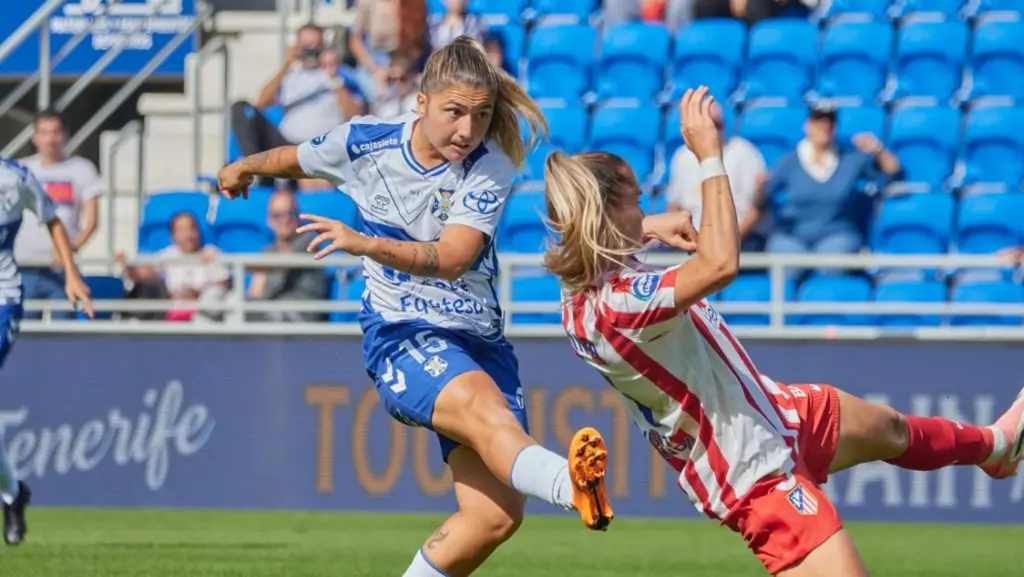Victoria de Costa Adeje Tenerife en el Heliodoro contra el Atlético de Madrid