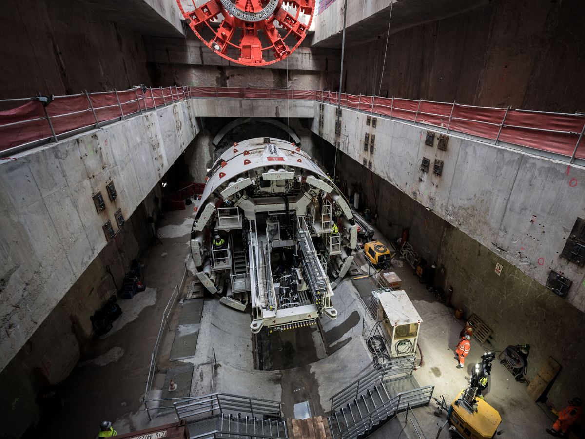 Foto: Los trabajos de la tuneladora de la línea 11. (Europa Press)