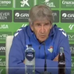 Manuel Pellegrini, entrenador del Real Betis, en rueda de prensa tras la goleada por 4-0 al Panathinaikos que clasificó al equipo para los cuartos de final de la Europa League