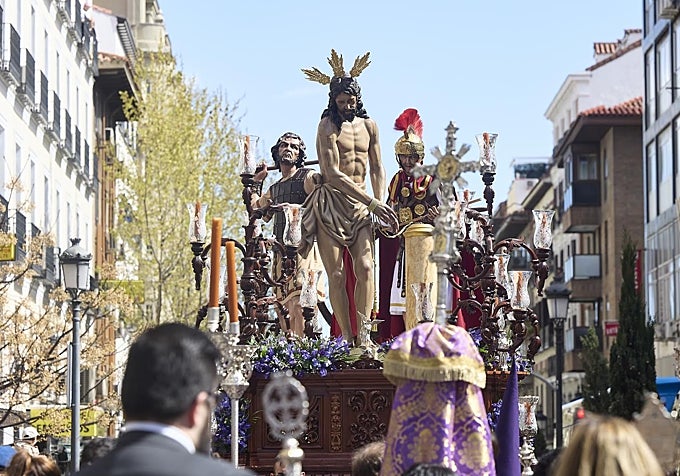 La procesión del Silencio, en la calle de Atocha