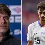Johnny Cardoso mediocentro del Atlético de Madrid con la selección de Estados Unidos en el partido ante Bélgica en marzo de 2026 donde fue sustituido al descanso por molestias musculares en un cambio pactado con el cuerpo médico