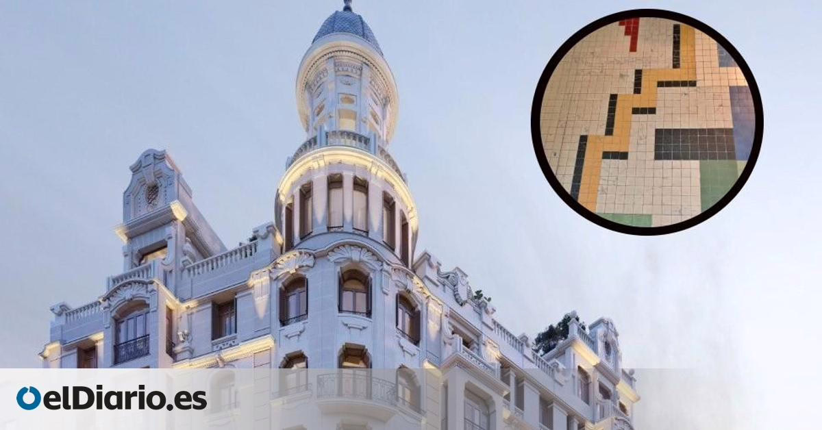 Las construcciones de departamentos de lujo en un edificio histórico de Madrid ocultan el estilo art déco de su antigua sastrería.