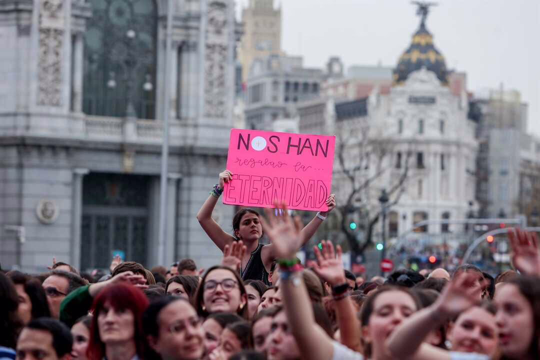 Celebración de la Resurrección en Cibeles con actuaciones musicales