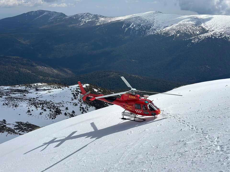 Seis operaciones de salvamento del GERA en la Sierra de Madrid.