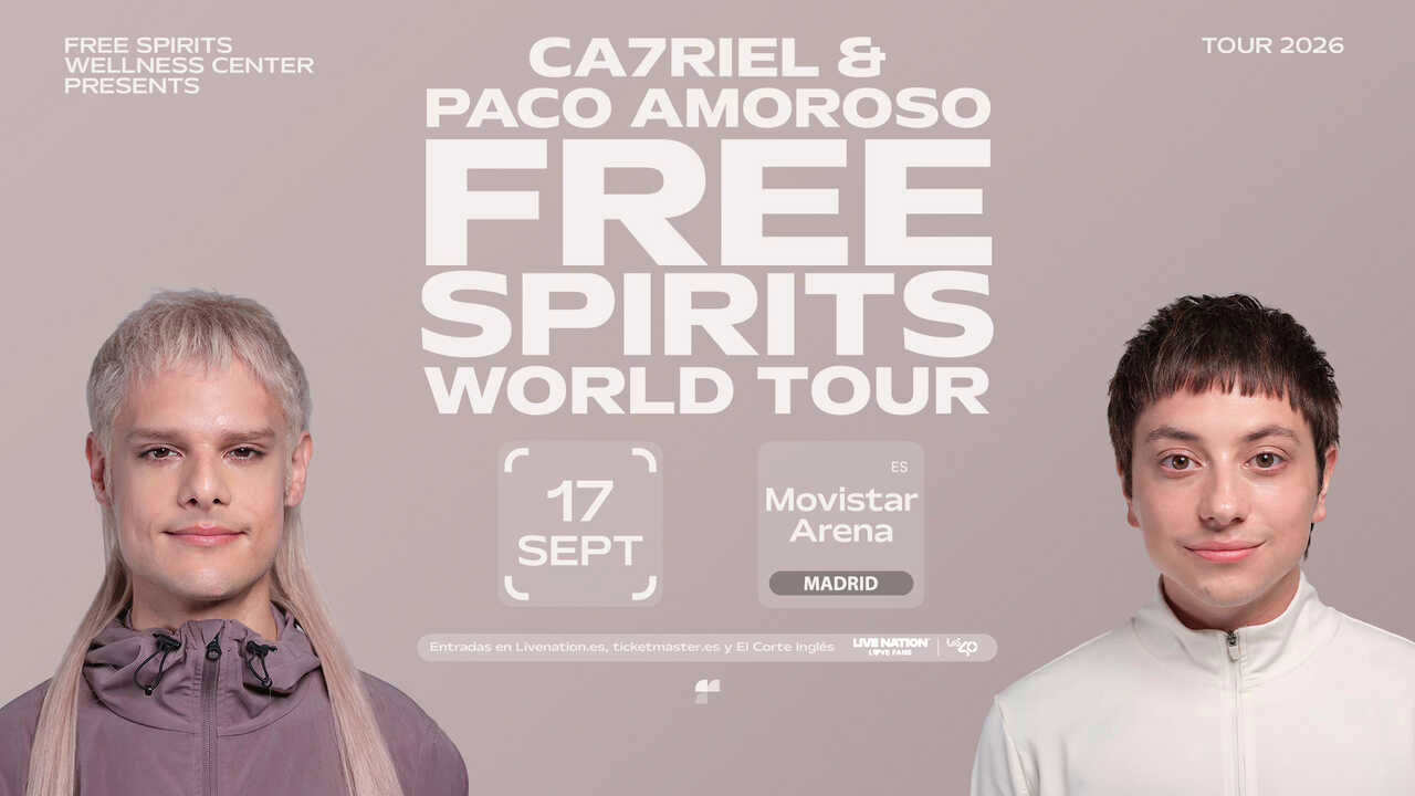 CA7RIEL y Paco Amoroso en Madrid y Barcelona: horarios y boletos