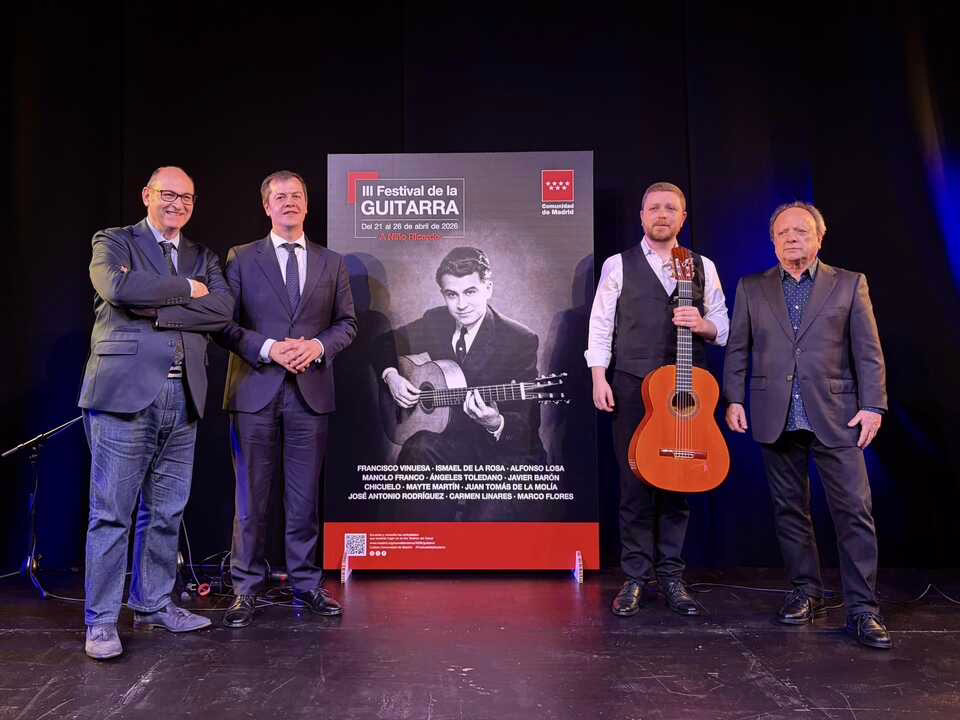 El Festival de la Guitarra de Madrid 2026 rinde homenaje a Niño Ricardo.