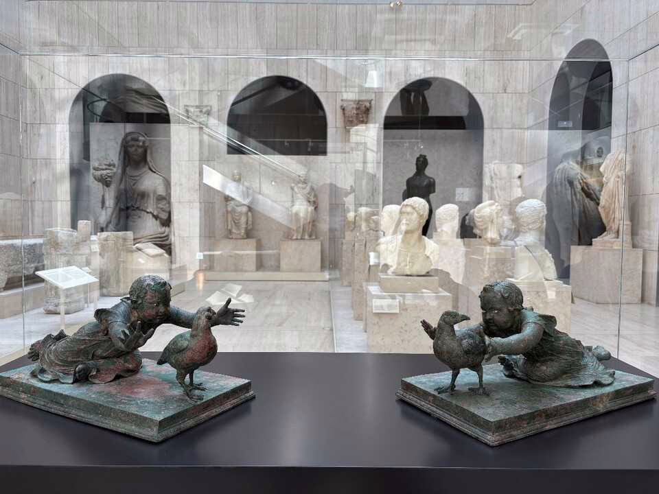 Esculturas romanas restauradas en el MAN