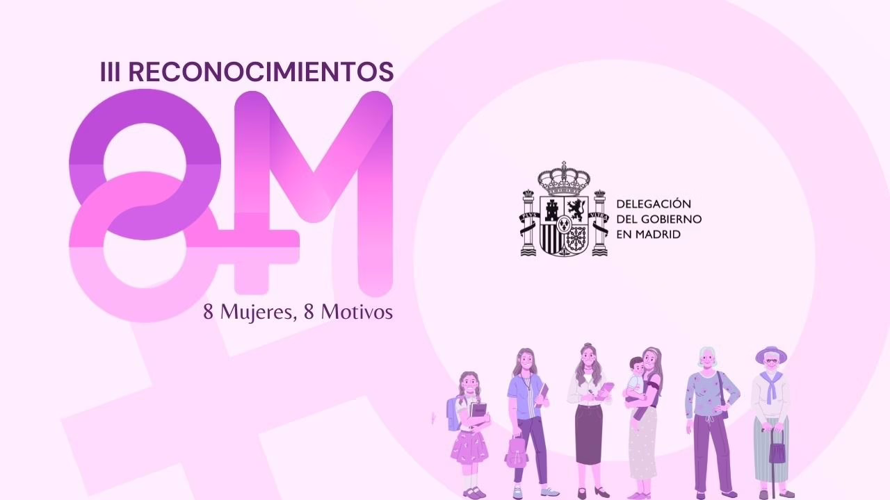 Henar Álvarez, Nati Camacho y Ana María Crespo, homenajeadas en la celebración del Día Internacional de la Mujer.