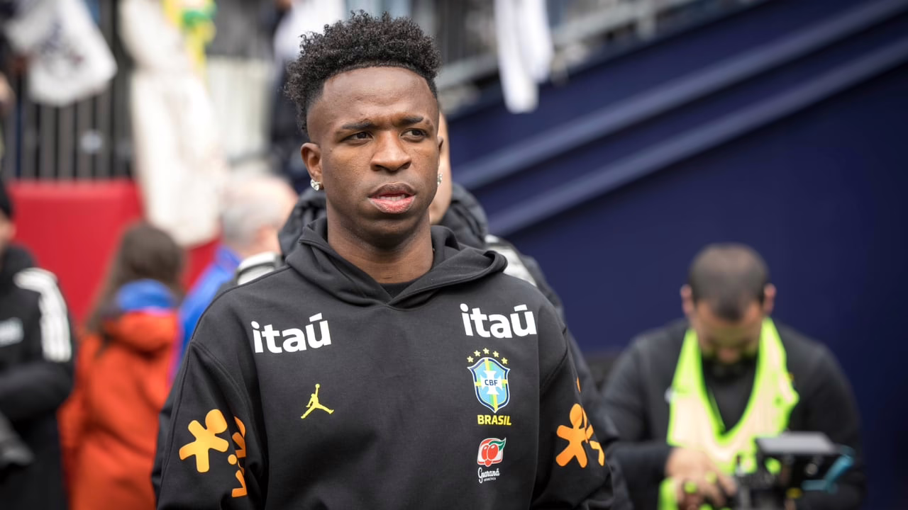 Vinícius da seguridad al Real Madrid antes de la Champions.