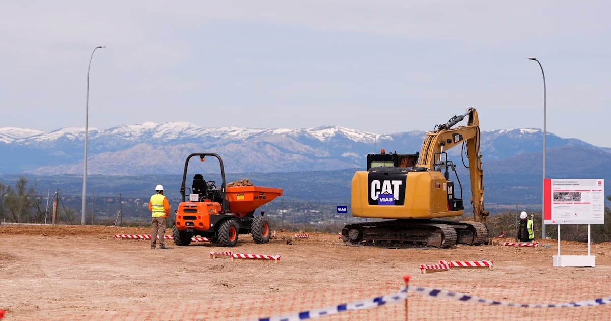 Comienzan en Cobeña la construcción del nuevo Parque de Bomberos.