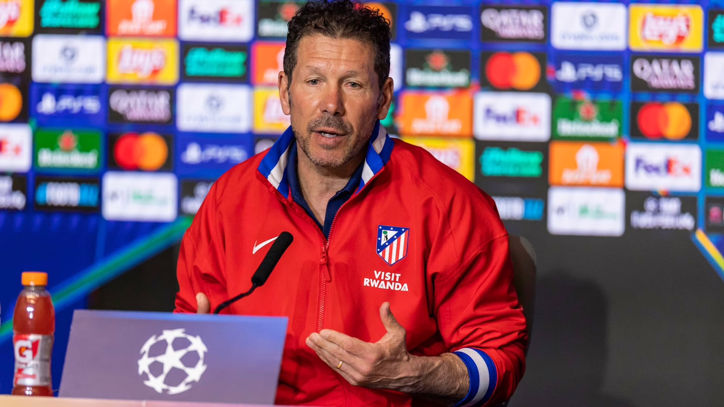 Simeone: "¿Favoritos? Eso varía, el Tottenham llegó a cuartos en esta Champions"