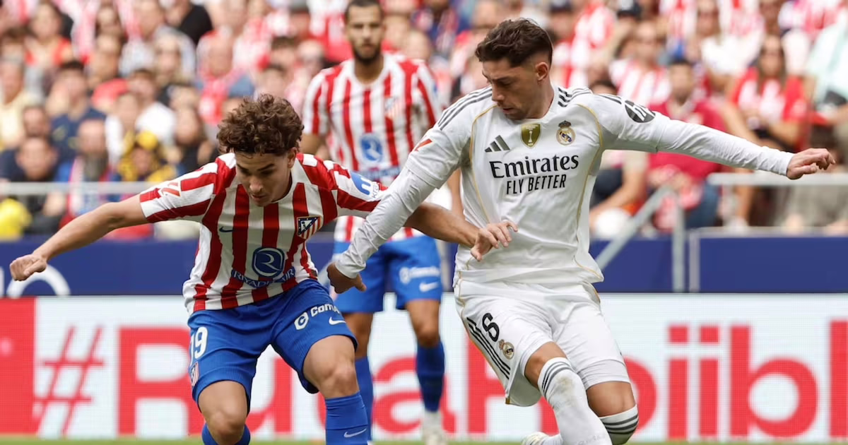 Horario y lugar para seguir el partido entre Real Madrid y Atlético de Madrid.