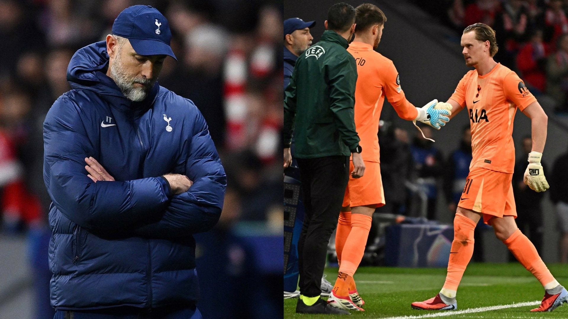 "Estoy sorprendido por la gestión del personal", dijo Igor Tudor tras ser criticado por ignorar a Antonin Kinsky al reemplazar al portero en el mal inicio contra el Atlético de Madrid.