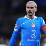 Antoine Griezmann, delantero del Atlético de Madrid, tras el partido de vuelta de octavos de Champions League ante el Tottenham en el que el equipo se clasificó para cuartos