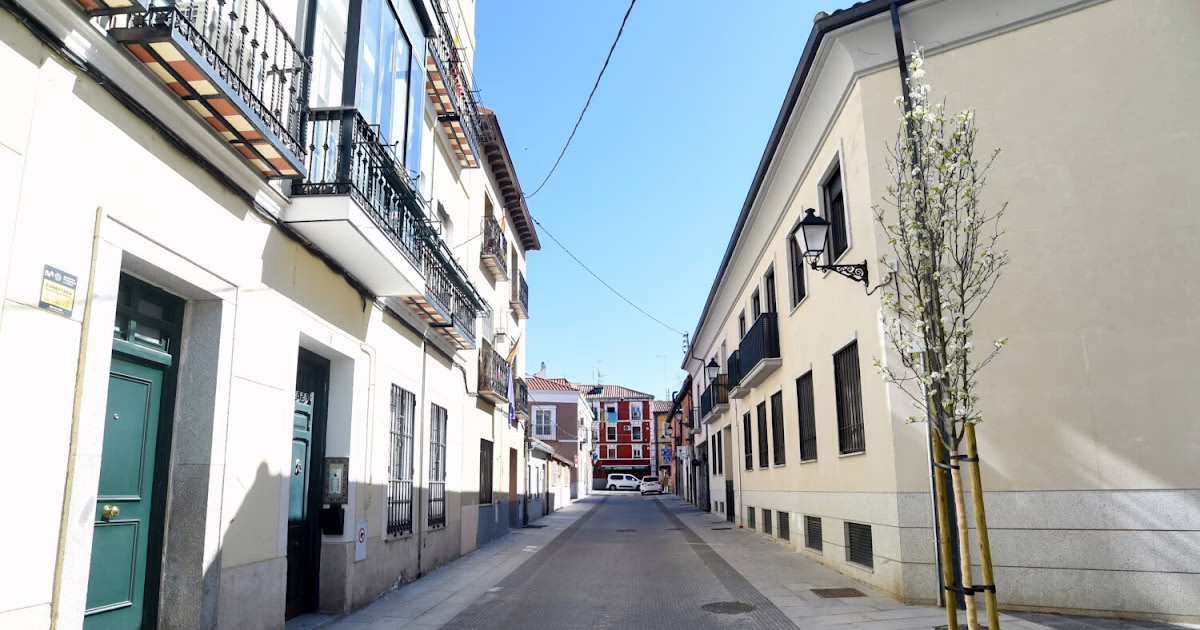 Trabajos en la avenida Padre Cipriano de El Pardo