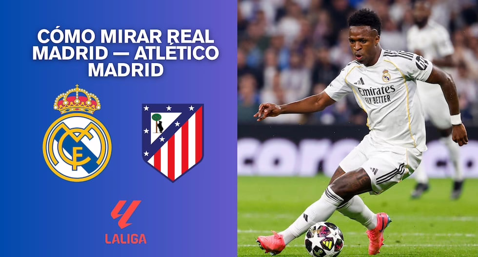 ¿Cómo ver el partido Real Madrid vs. Atlético Madrid EN VIVO GRATIS por LaLiga 2026? Horarios y canales de transmisión online | MIX