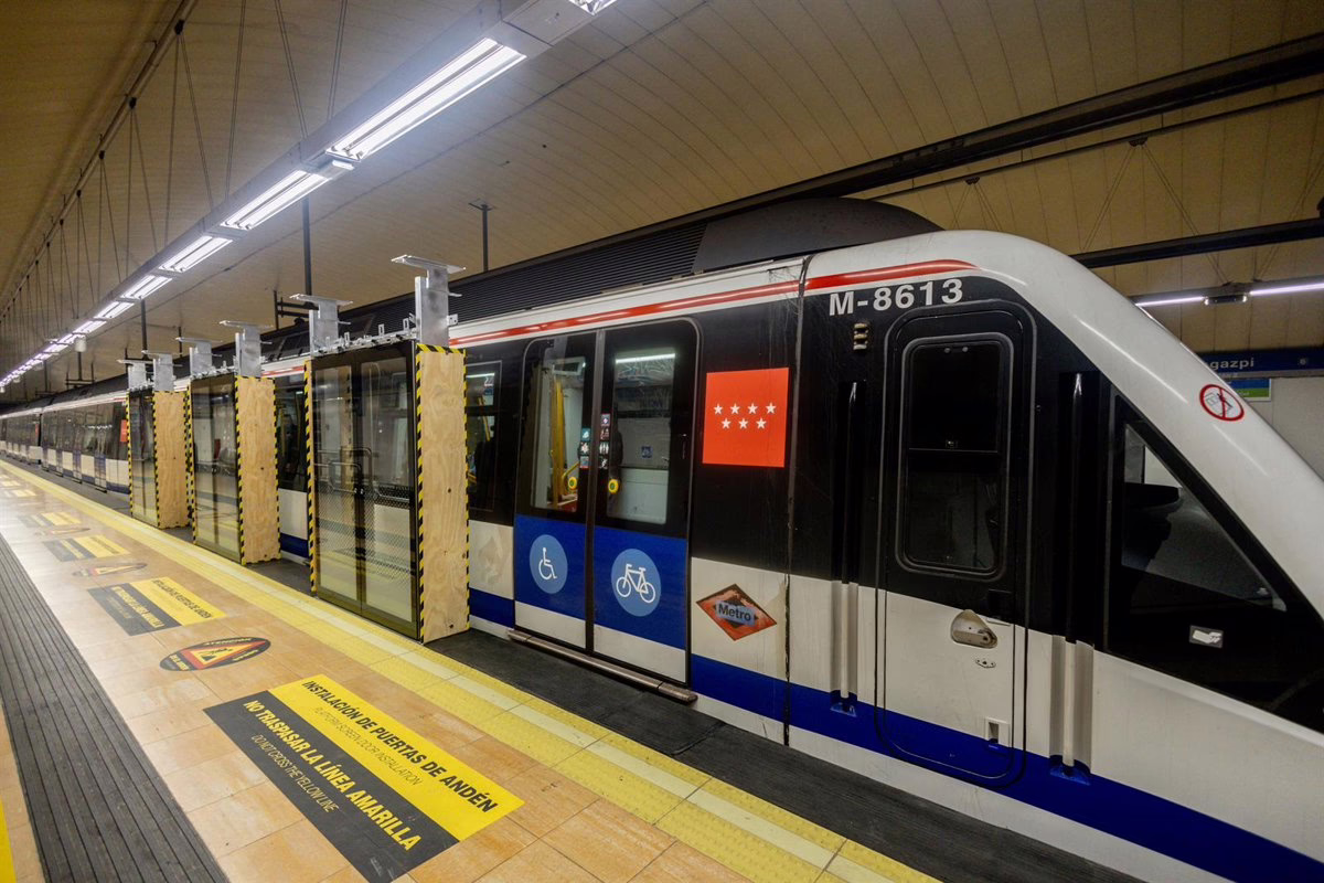 El Metro extiende por cuatro meses el contrato de la obra en la L6 entre Laguna y Avenida de América para finalizar trabajos nocturnos.