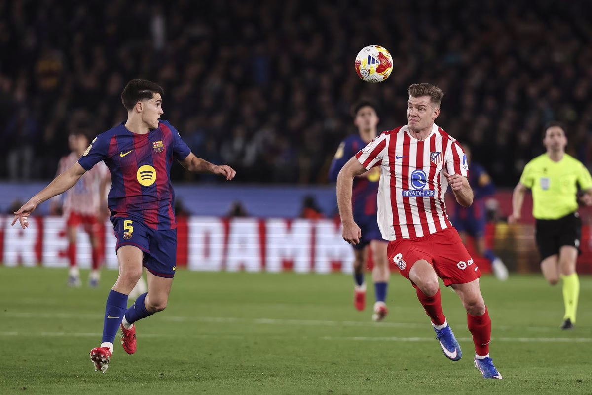 El partido de ida de Champions entre Barça y Atlético, catalogado como de alto riesgo.