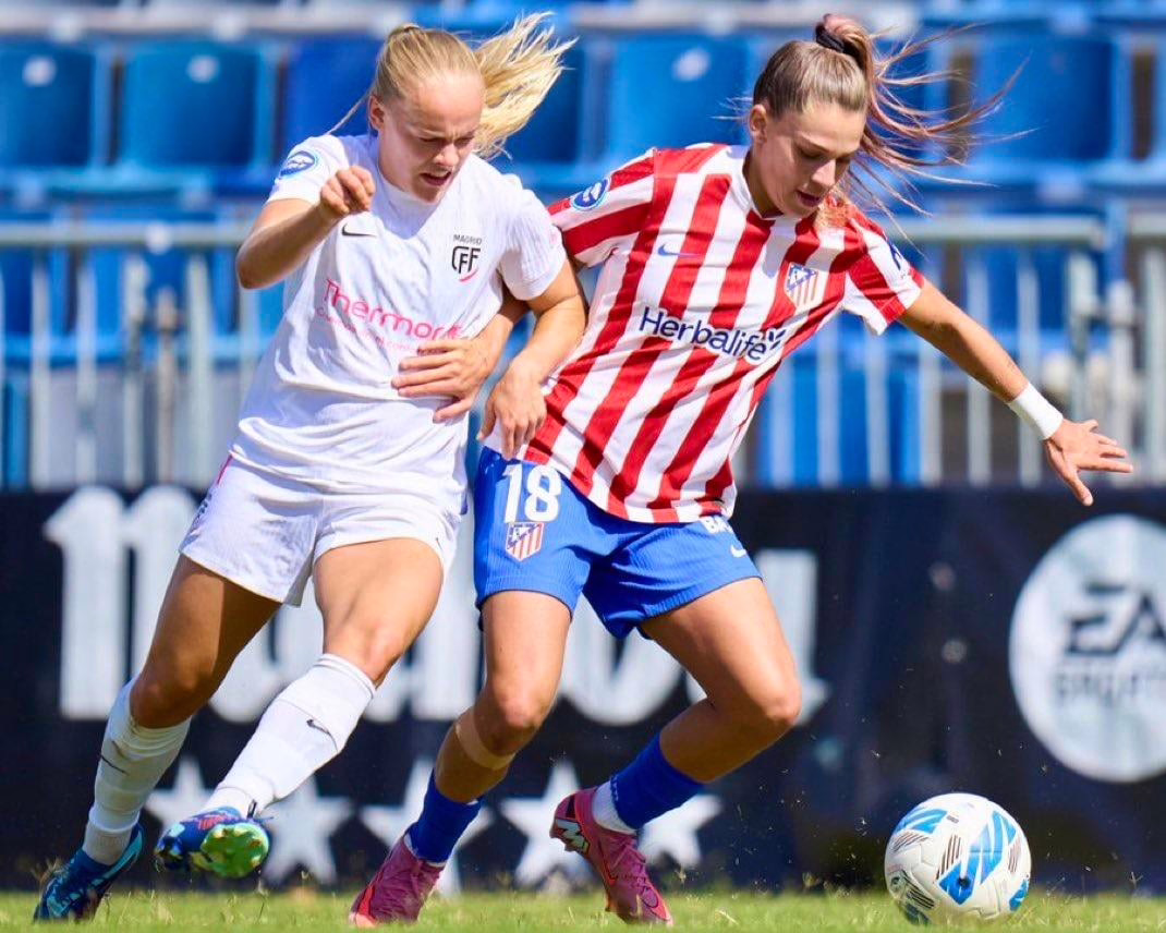 Gio Queiroz, la delantera excepcional del Atlético de Madrid.