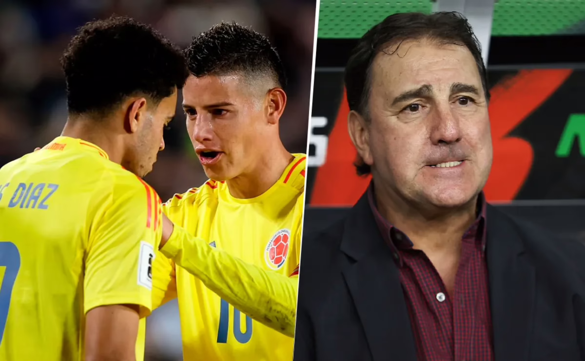 Luis Díaz y James Rodríguez, en el centro del desafío que enfrenta Néstor Lorenzo con la Selección Colombia.