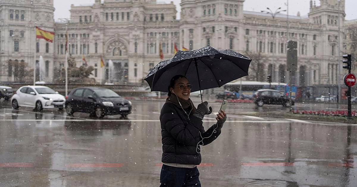 Precipitaciones y temperaturas hasta 10 grados inferiores.