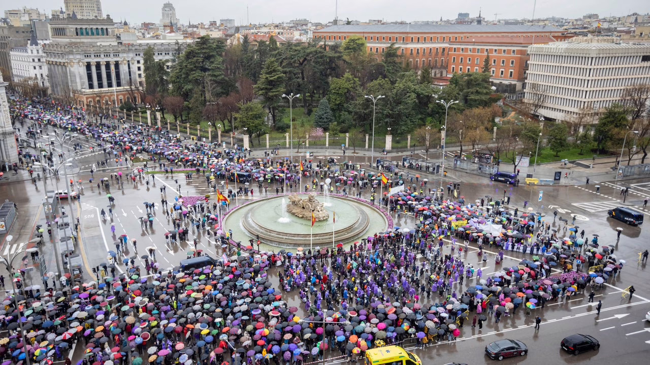 Protestas del Día Internacional de la Mujer en Madrid: itinerario, horarios y reivindicaciones de cada evento.