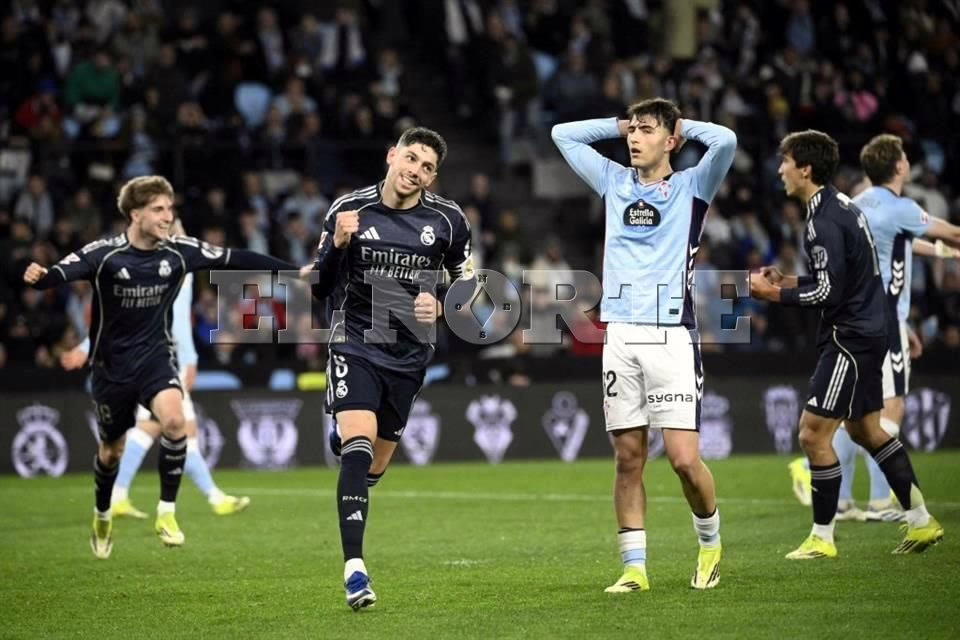 Valverde salva al Real Madrid en su enfrentamiento contra el Celta.