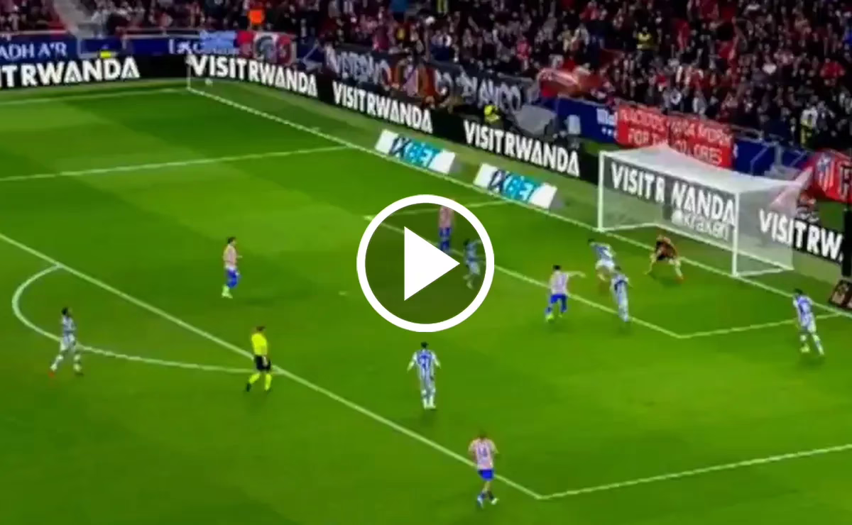 El impresionante gol de Nicolás González en el partido Atlético de Madrid contra Real Sociedad en LaLiga.