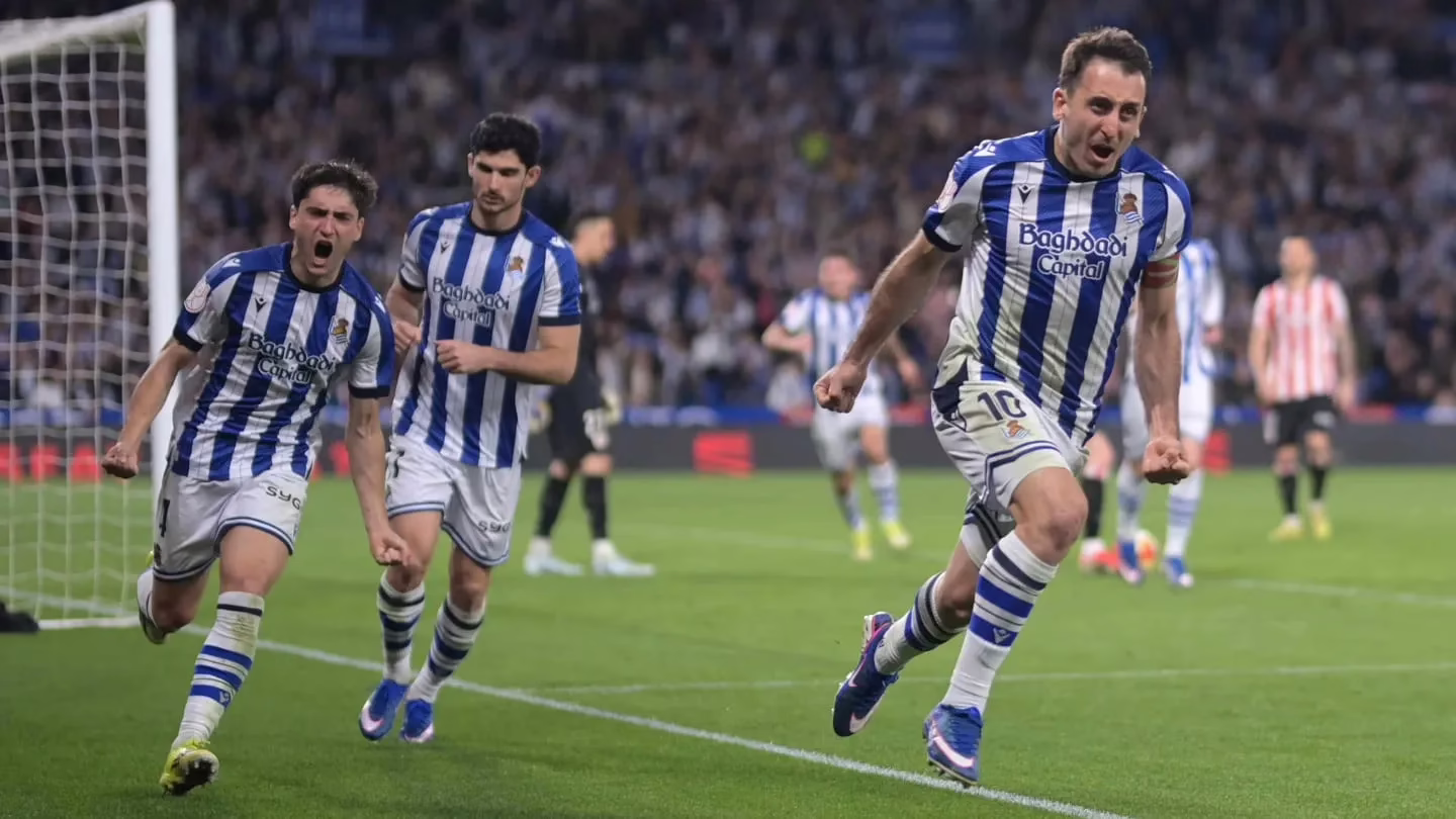 La Real Sociedad avanza a la final de la Copa del Rey y se medirá contra el Atlético de Madrid.