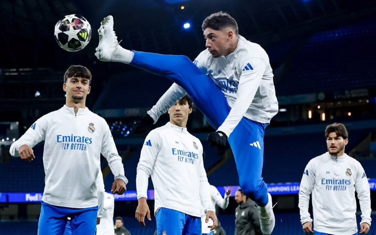 Manchester City y Real Madrid se enfrentan en directo por la Champions: Valverde busca el avance a cuartos y una nueva marca.