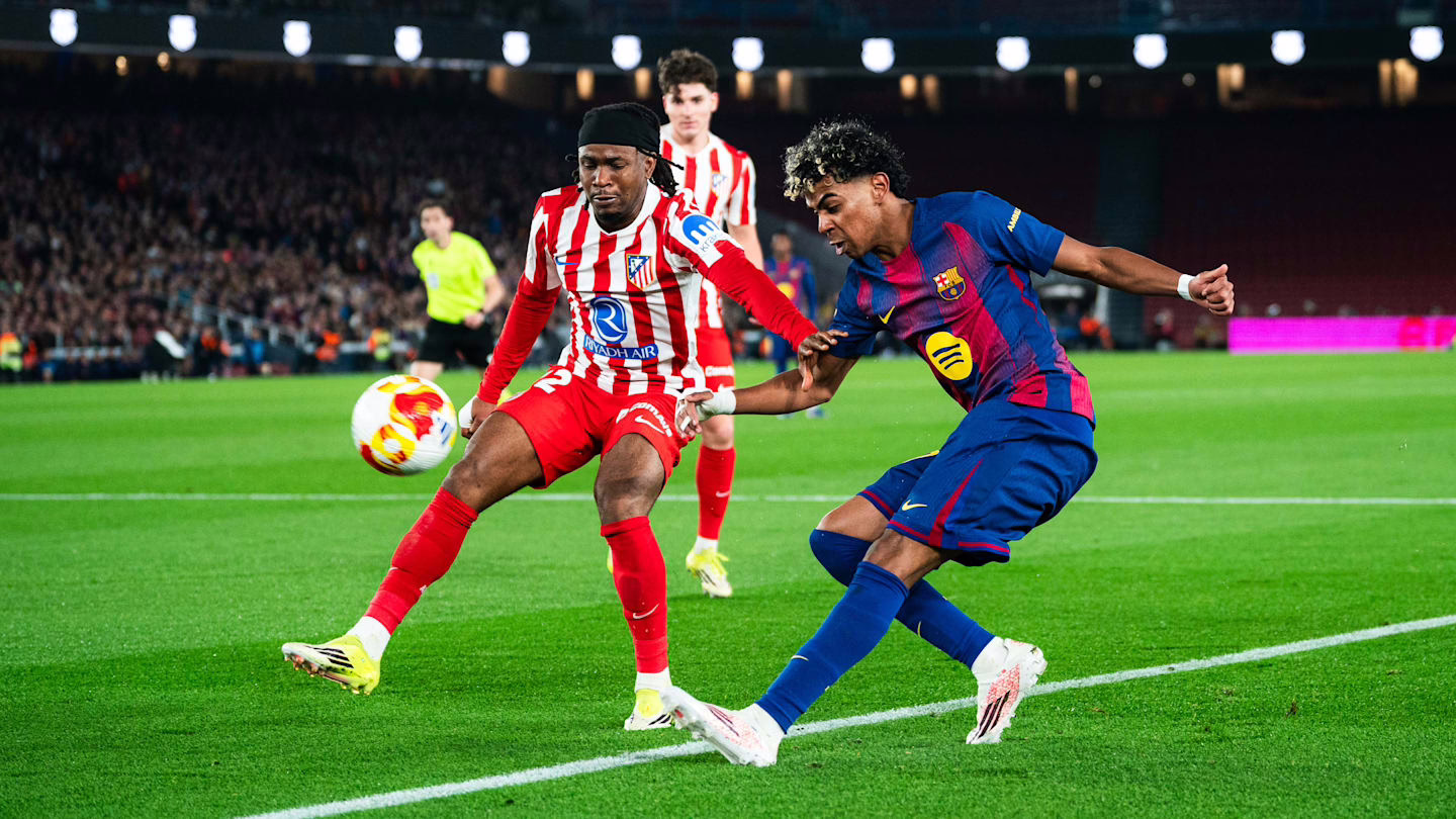 Las posibles formaciones iniciales para el enfrentamiento entre Atlético de Madrid y Barcelona.