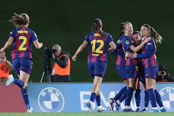 El equipo blaugrana busca su cuarta corona. (EFE/Víctor Lerena)