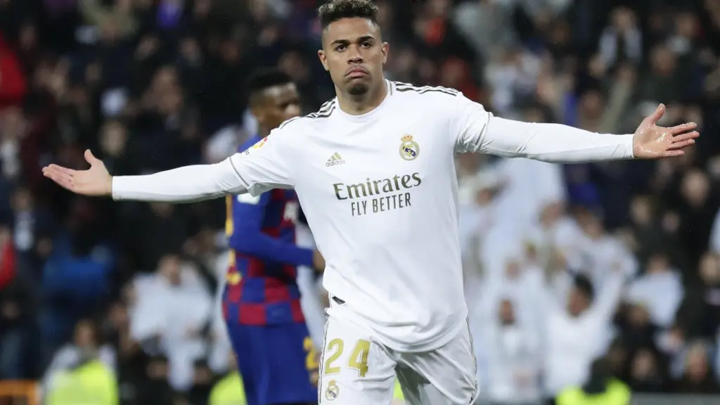 Mariano Díaz, durante su etapa en el Real Madrid.