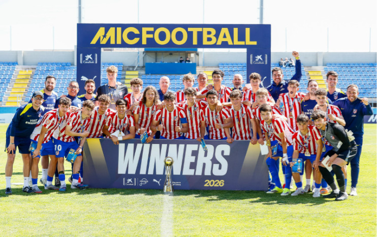 El Atlético de Madrid, campeones de la categoría U18 del MICFootball.