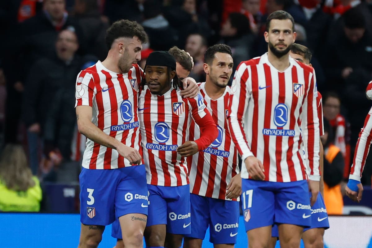 Atlético de Madrid goleó a Barcelona por la ida de las semifinales de la Copa del Rey. //Foto, EFE: Juanjo Martín