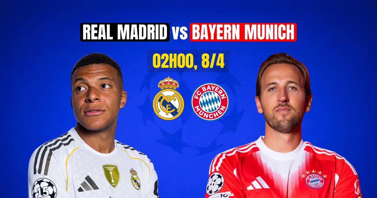 Previo al encuentro entre Real Madrid y Bayern Munich, 2:00 AM del 8 de abril: Una disputa decisiva.