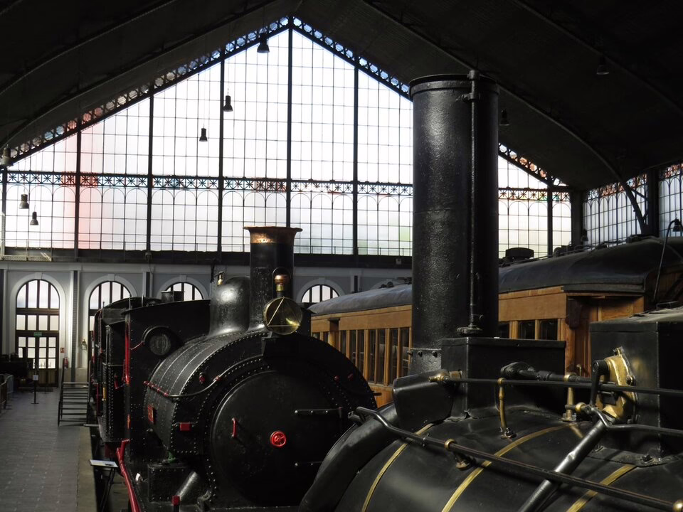 Museo del Ferrocarril en Madrid durante la Semana Santa.