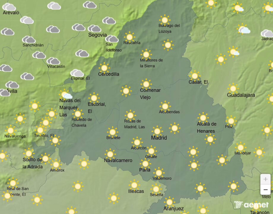 Sol y temperaturas que alcanzan los 22 ºC.