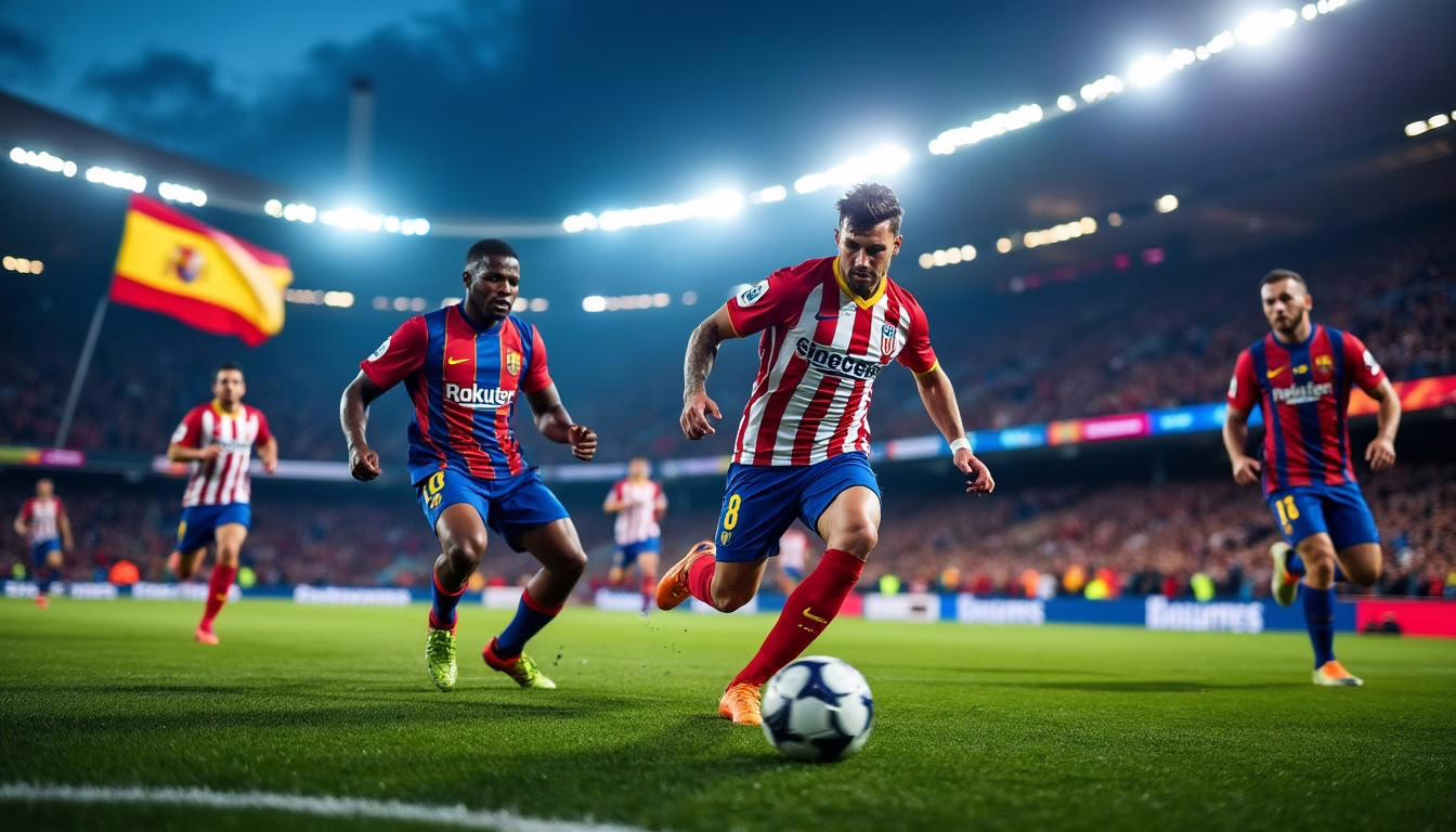 Atlético de Madrid contra Barcelona: Primer enfrentamiento en cuartos de final.