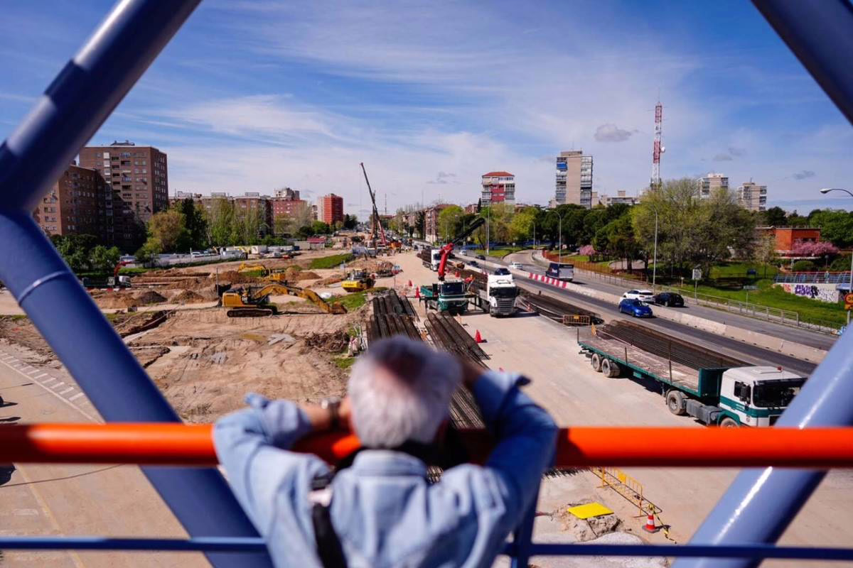 El túnel de la A-5 se aproxima a su conclusión.
