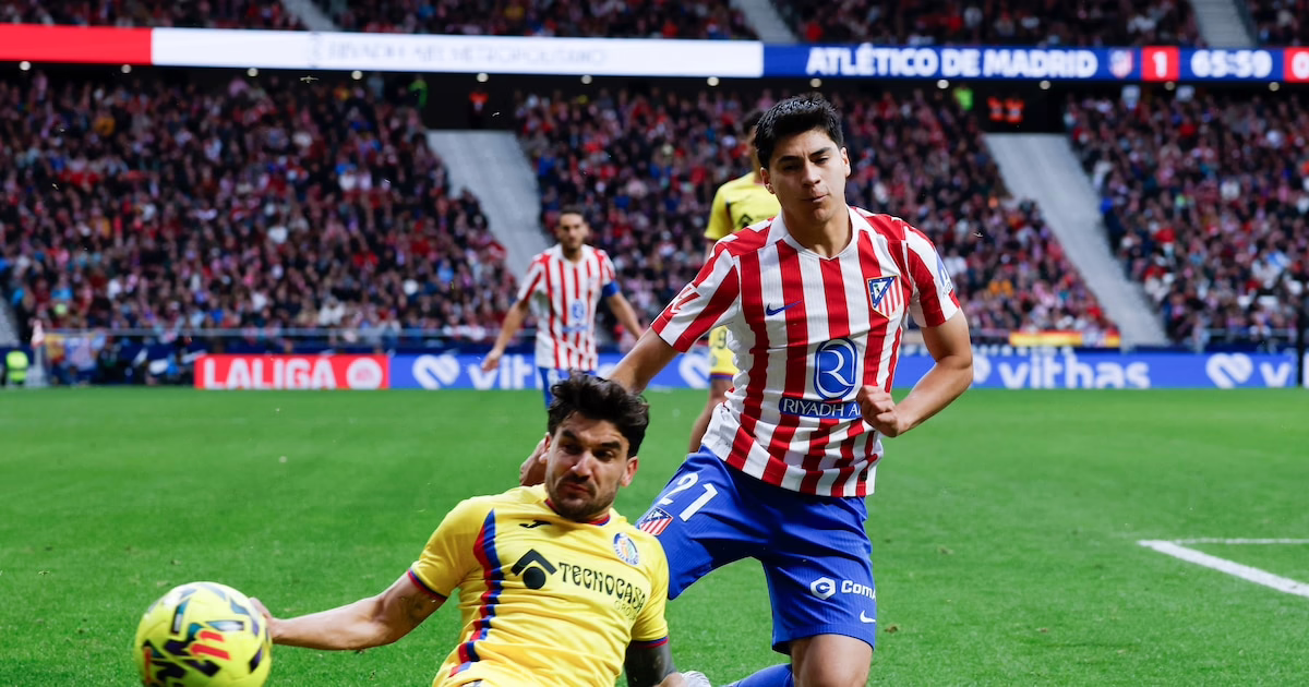 Confirmado: Obed Vargas jugará como titular en el Atlético de Madrid contra el Barcelona.