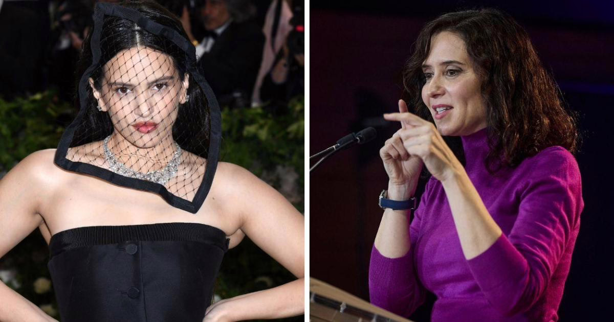 Ayuso aplaude el "increíble" tour de Rosalía en Madrid y las redes reviven su "Fuck Vox".