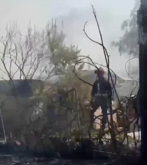 Incendio cerca de la M-856 en Móstoles sin lesionados.